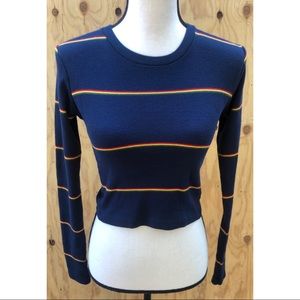 Brandy Melville Long Sleeve Cropped Top